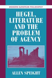 Vorderes Coverbild Hegel, Literature, and the Problem of Agency