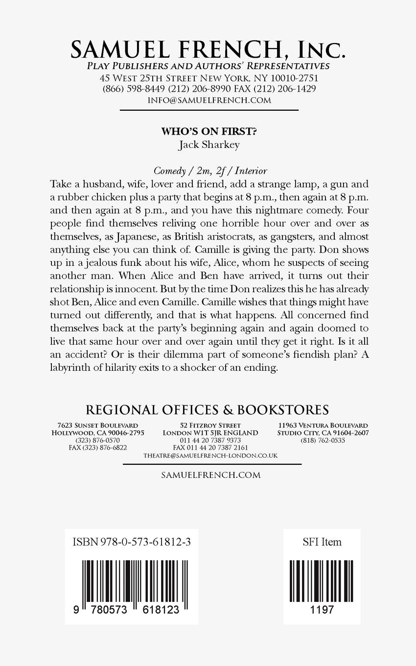 Rückseitencover Who's on First?