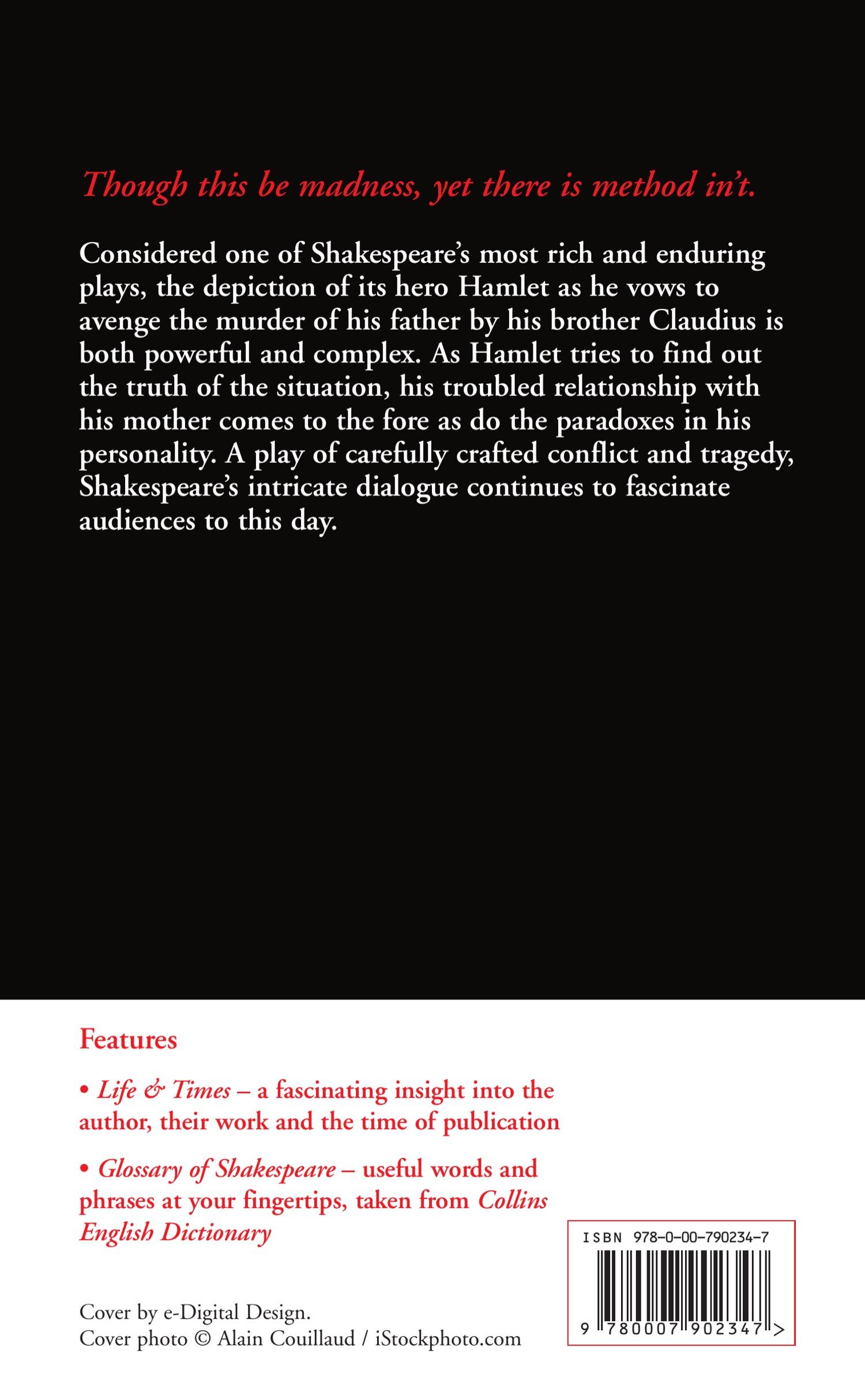 Rückseitencover Hamlet