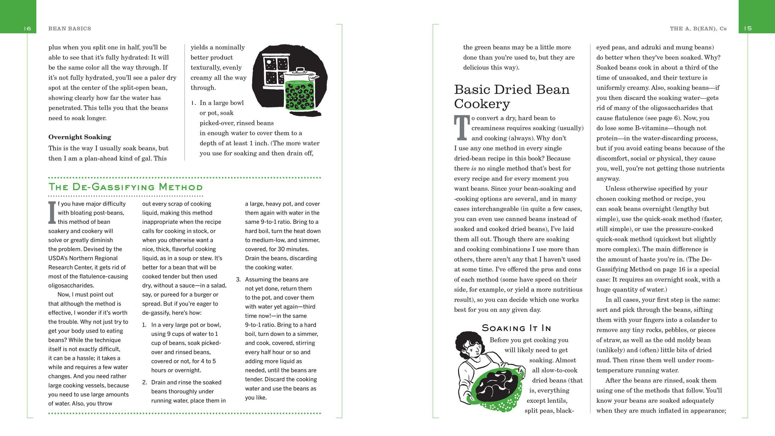 Beispielinhalt (Bild) Bean by Bean: A Cookbook