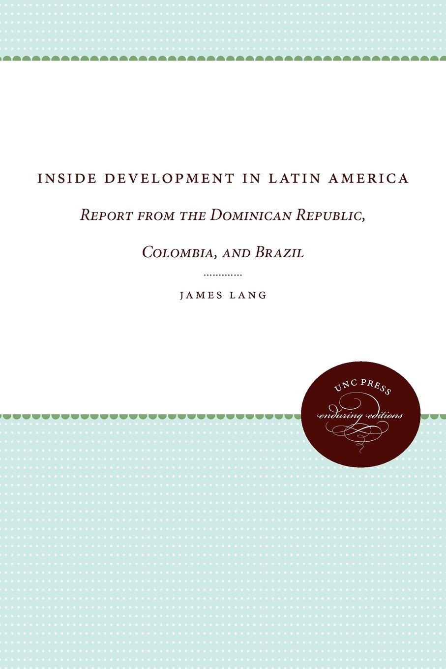 Vorderes Coverbild Inside Development in Latin America