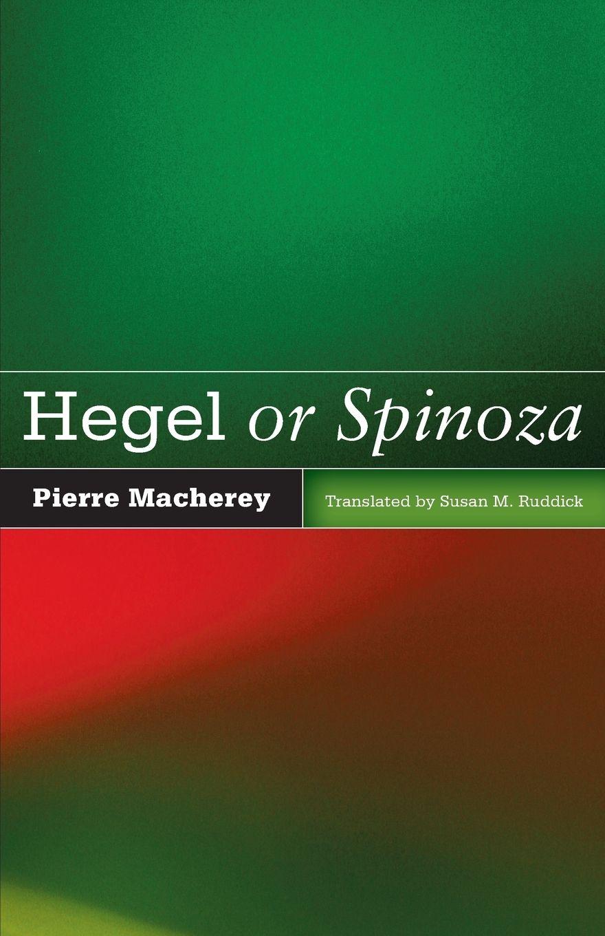 Vorderes Coverbild Hegel or Spinoza