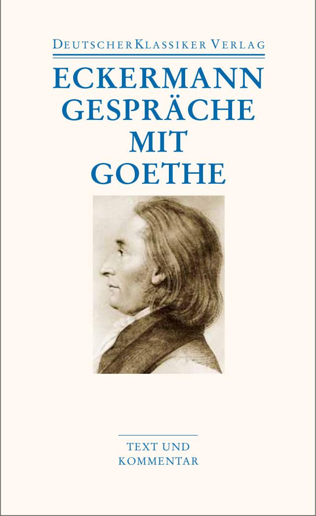 Vorderes Coverbild Gespräche mit Goethe