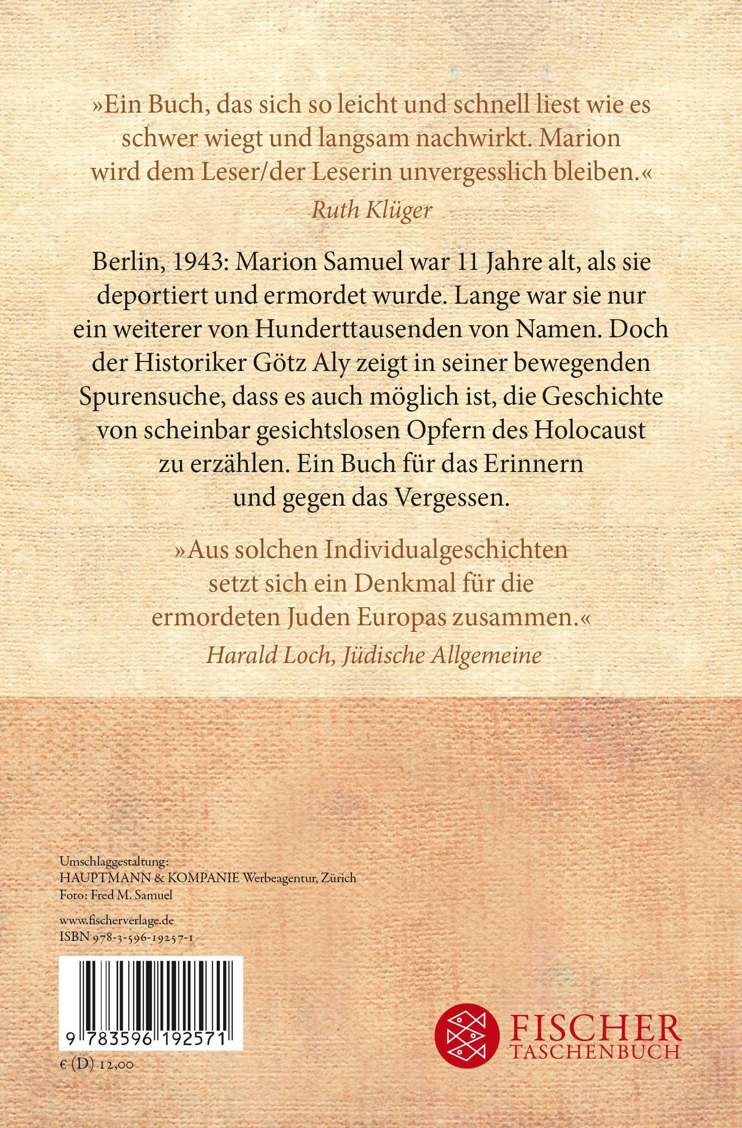 Rückseitencover Eine von so vielen