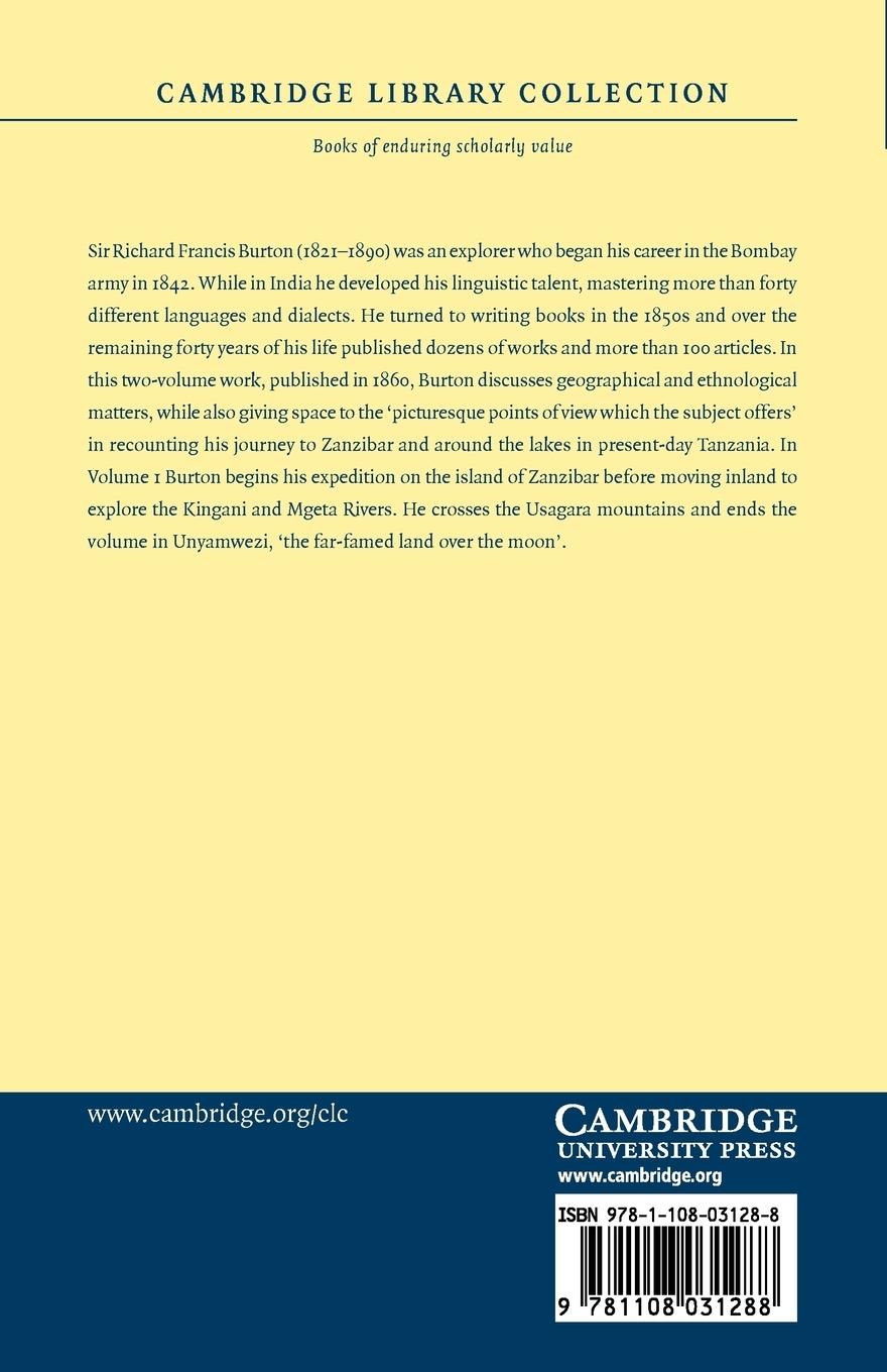 Rückseitencover The Lake Regions of Central Africa - Volume 1