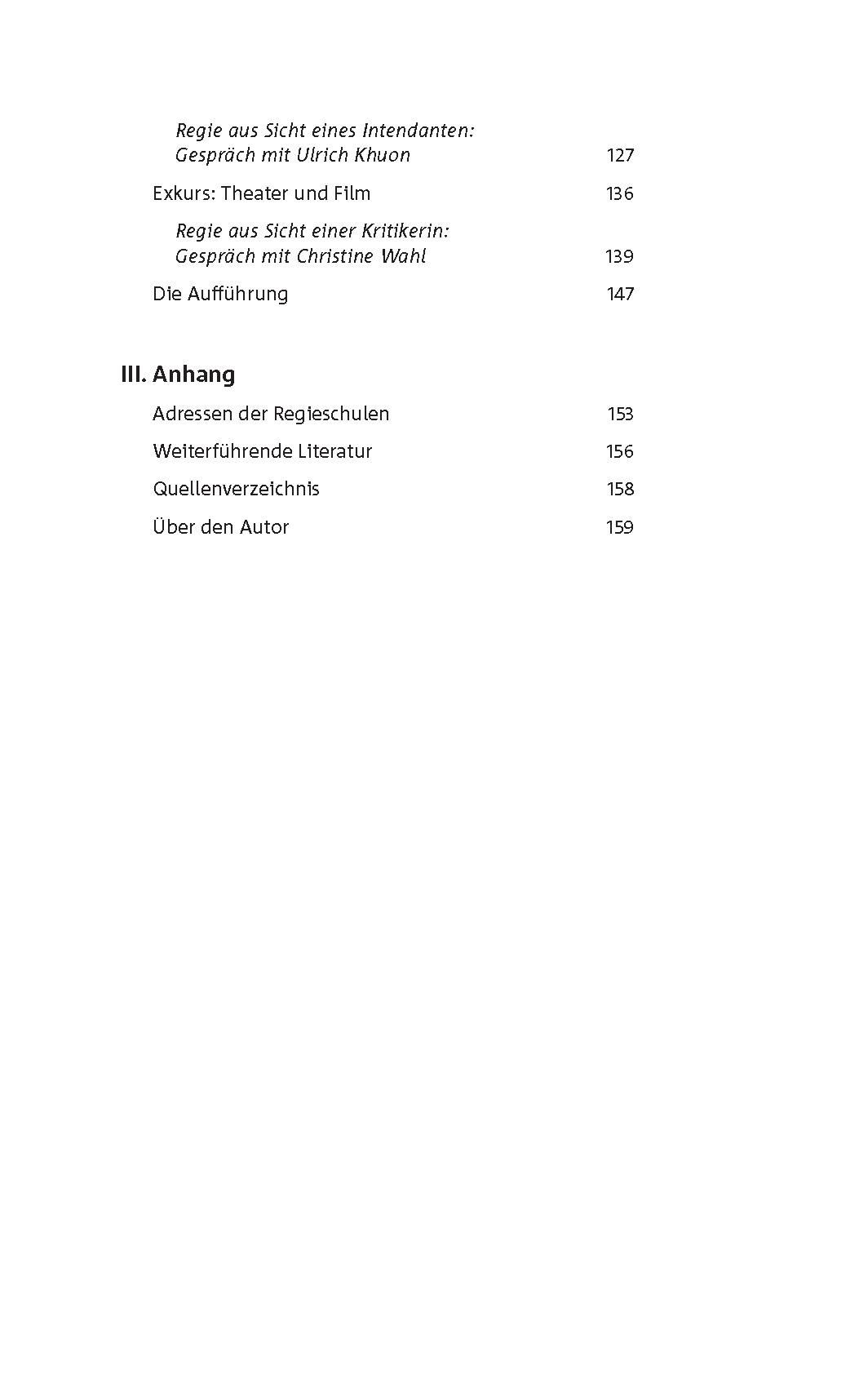 Beispielinhalt (Bild) Traumberuf Regisseur