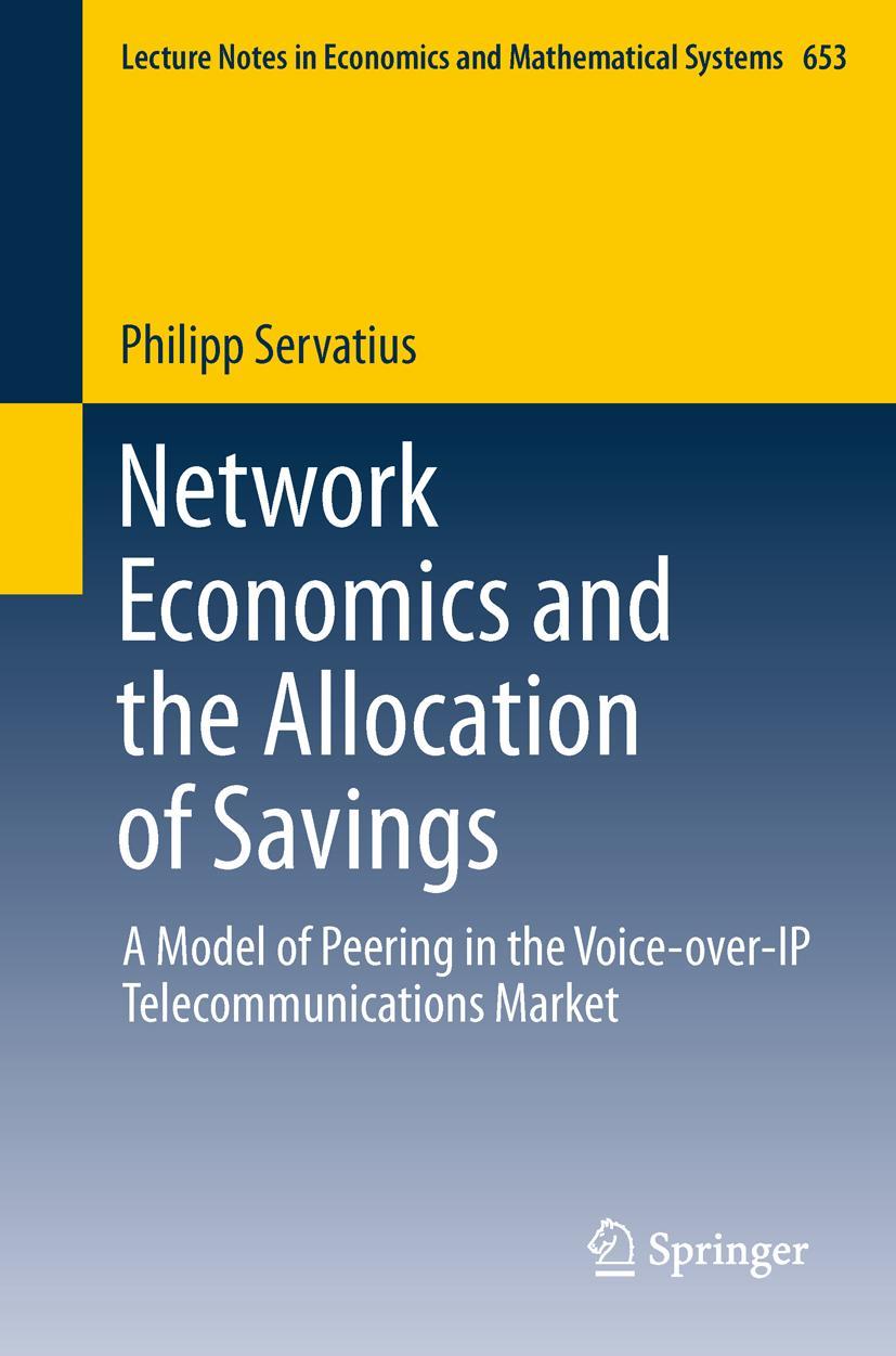 Vorderes Coverbild Network Economics and the Allocation of Savings