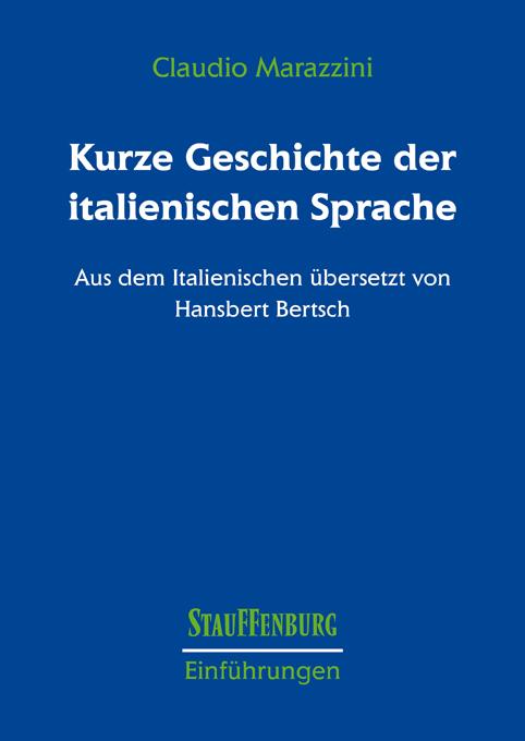 Vorderes Coverbild Kurze Geschichte der italienischen Sprache