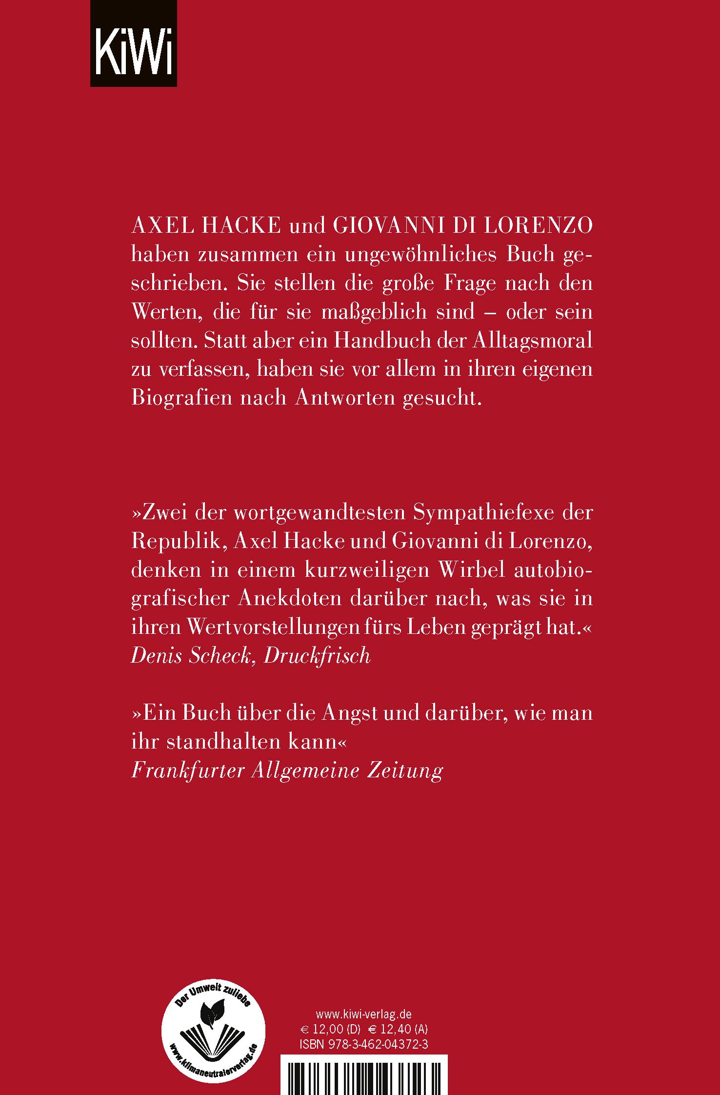 Rückseitencover Wofür stehst du?