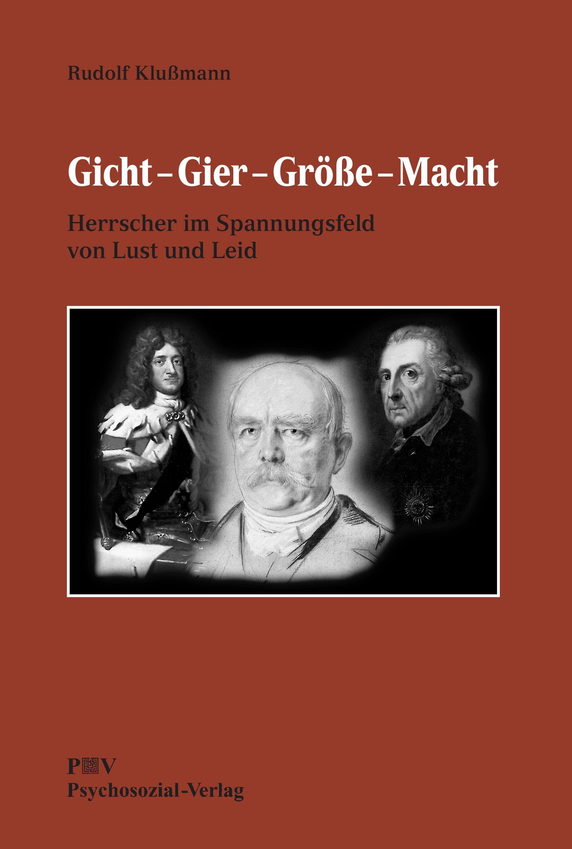 Vorderes Coverbild Gicht - Gier - Größe - Macht
