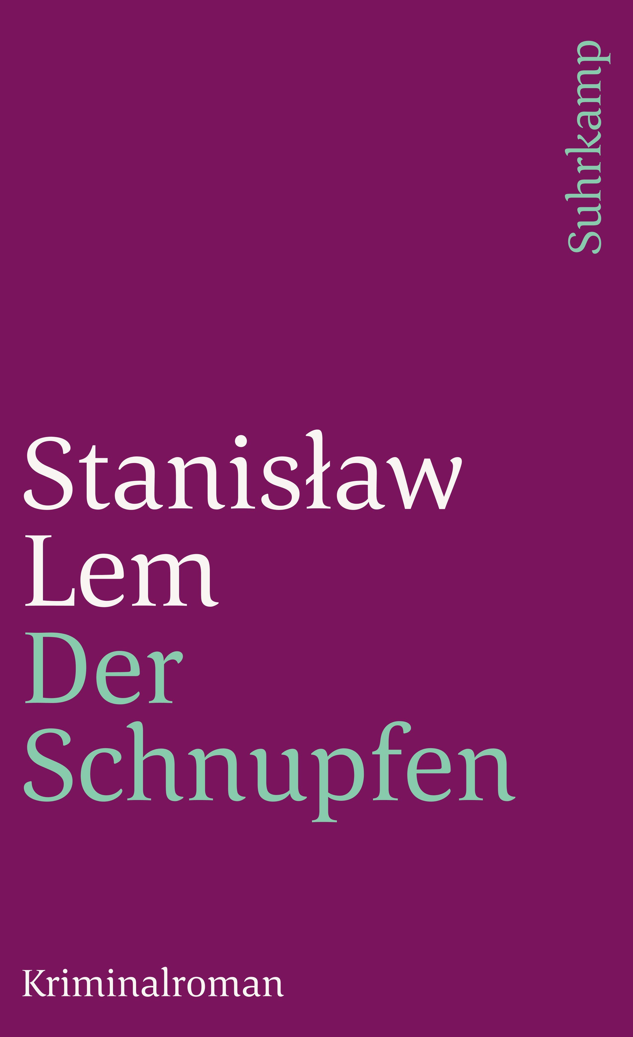 Vorderes Coverbild Der Schnupfen