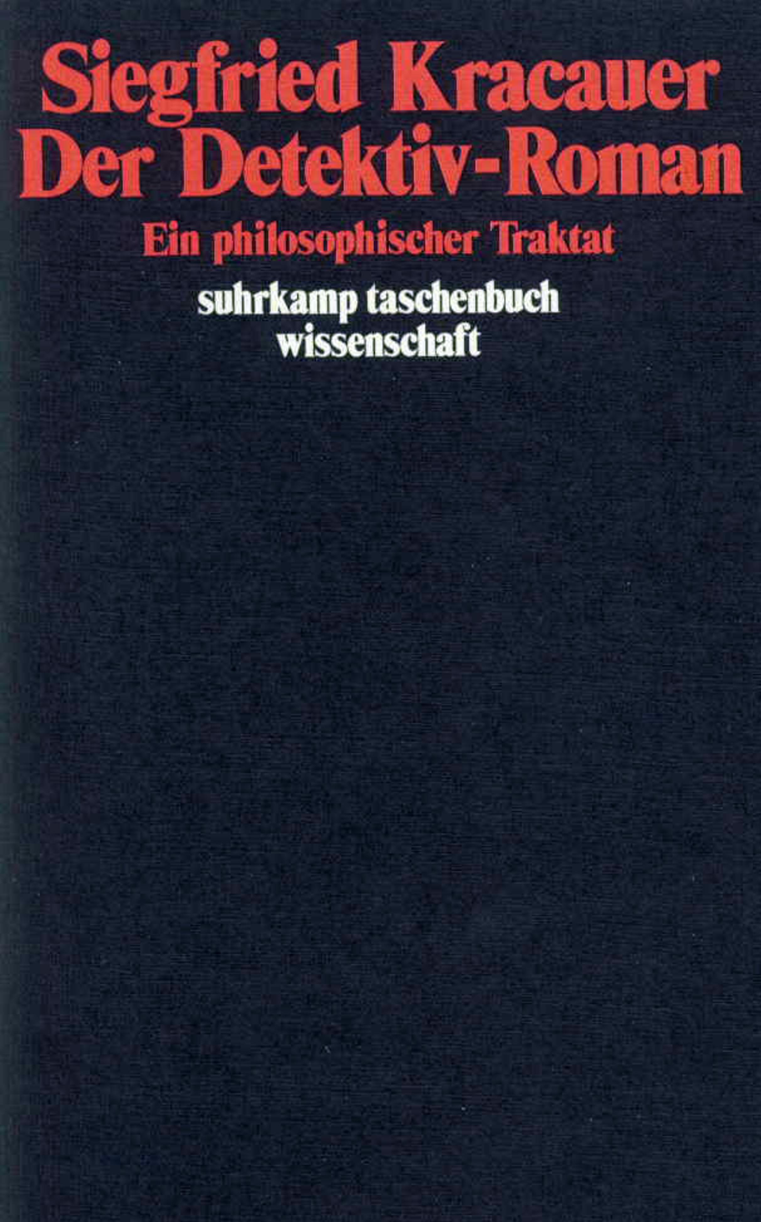 Vorderes Coverbild Der Detektiv - Roman