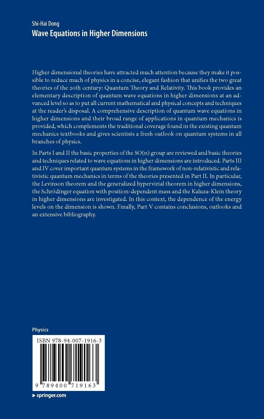 Rückseitencover Wave Equations in Higher Dimensions