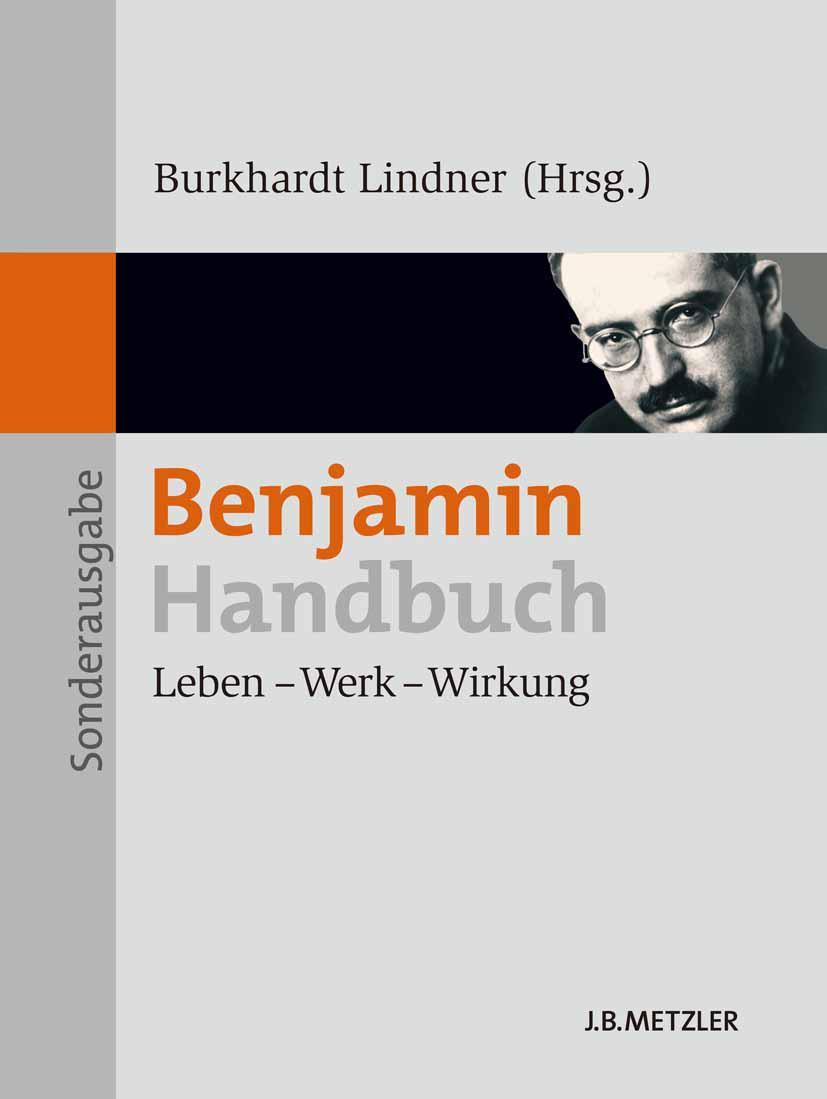 Vorderes Coverbild Benjamin-Handbuch