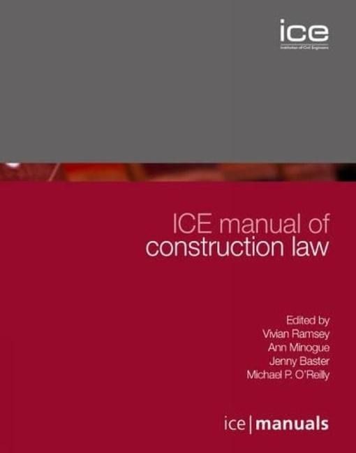 Vorderes Coverbild Ice Manual of Construction Law