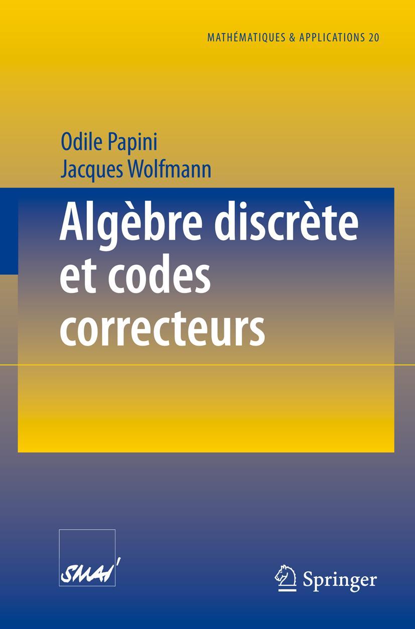 Vorderes Coverbild Algèbre discrète et codes correcteurs