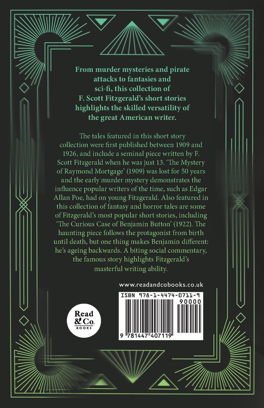 Rückseitencover The Strange & Mysterious Tales of F. Scott Fitzgerald - Including the Curious Case of Benjamin Button