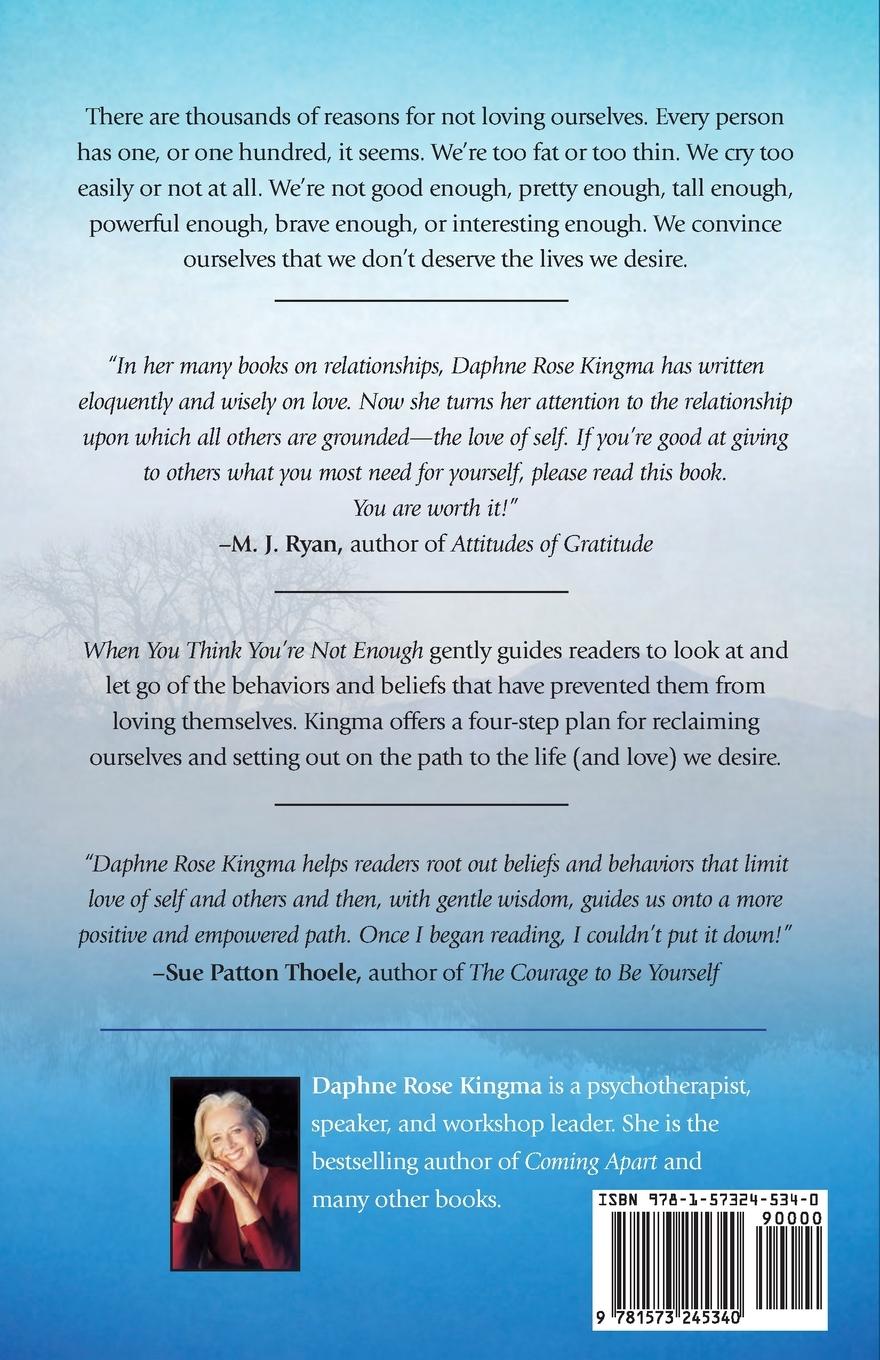 Rückseitencover When You Think You're Not Enough