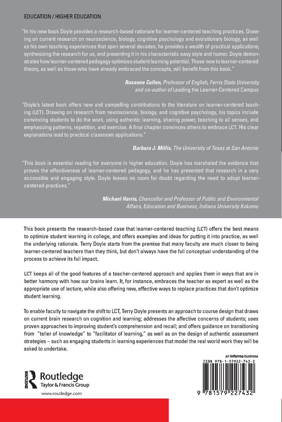 Rückseitencover Learner-Centered Teaching