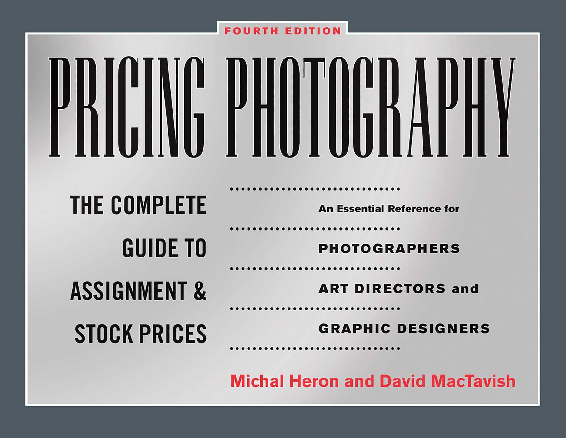 Vorderes Coverbild Pricing Photography