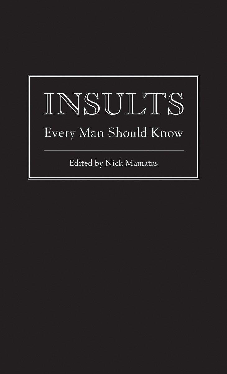 Vorderes Coverbild Insults Every Man Should Know