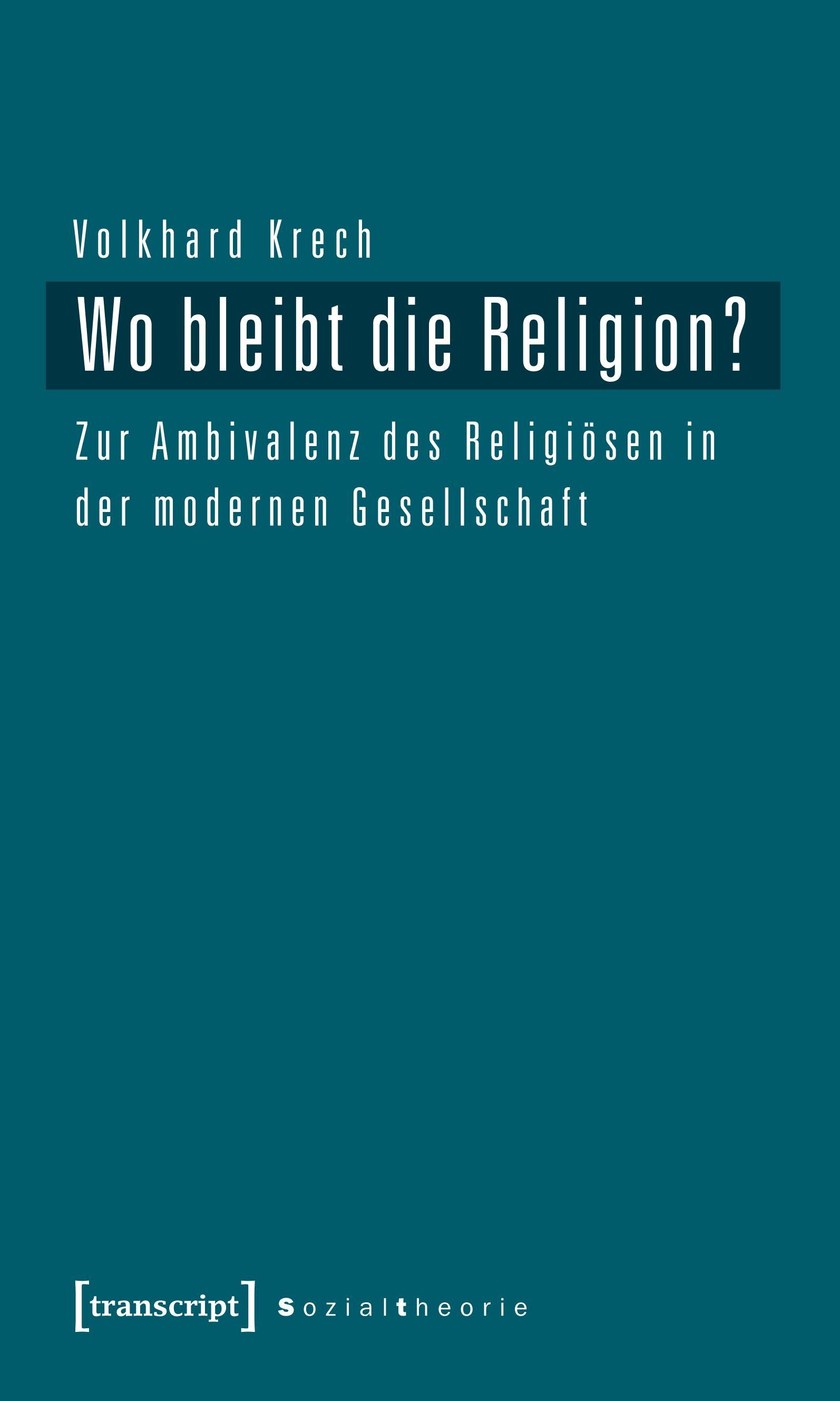 Vorderes Coverbild Wo bleibt die Religion?