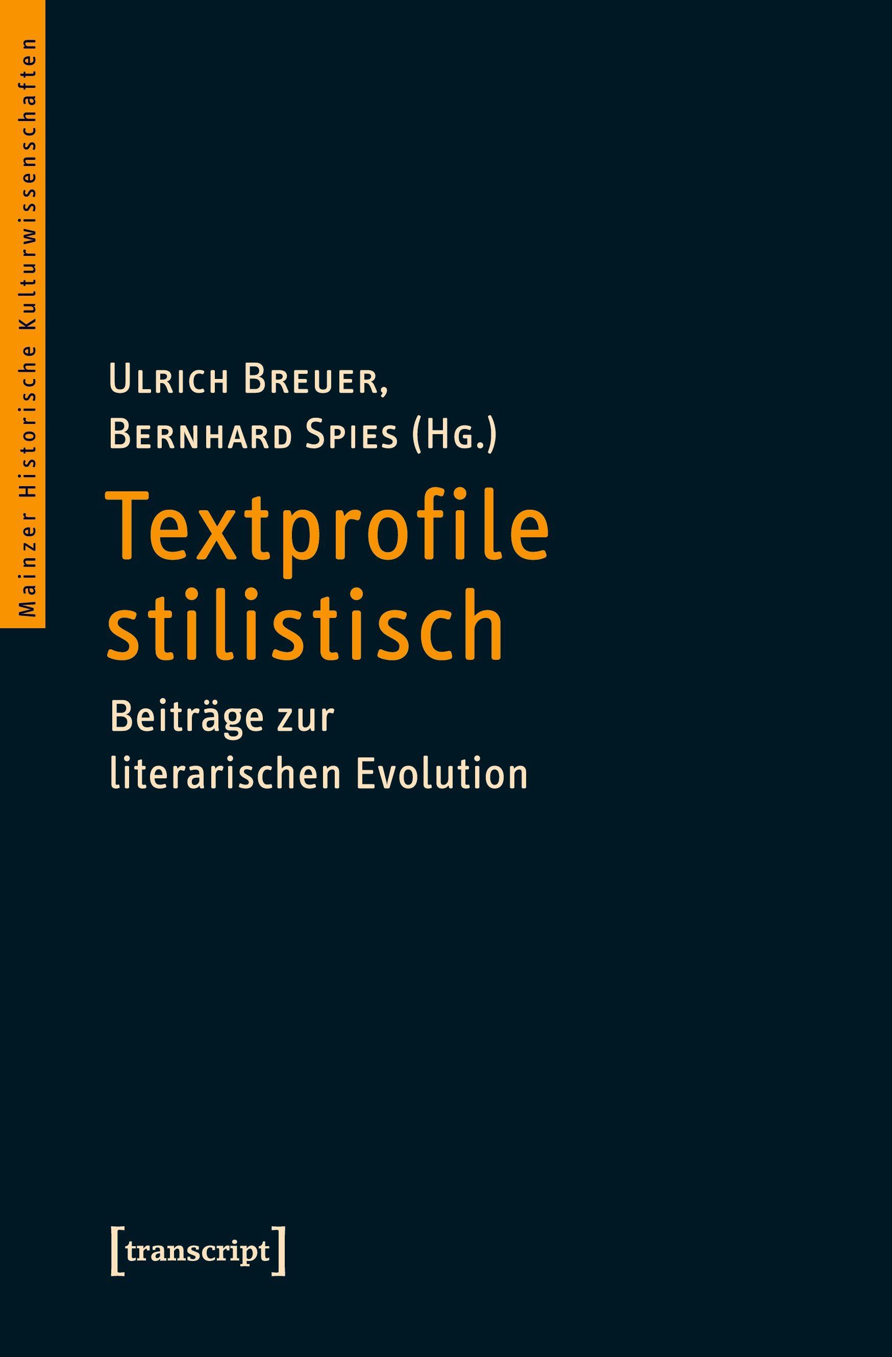 Vorderes Coverbild Textprofile stilistisch
