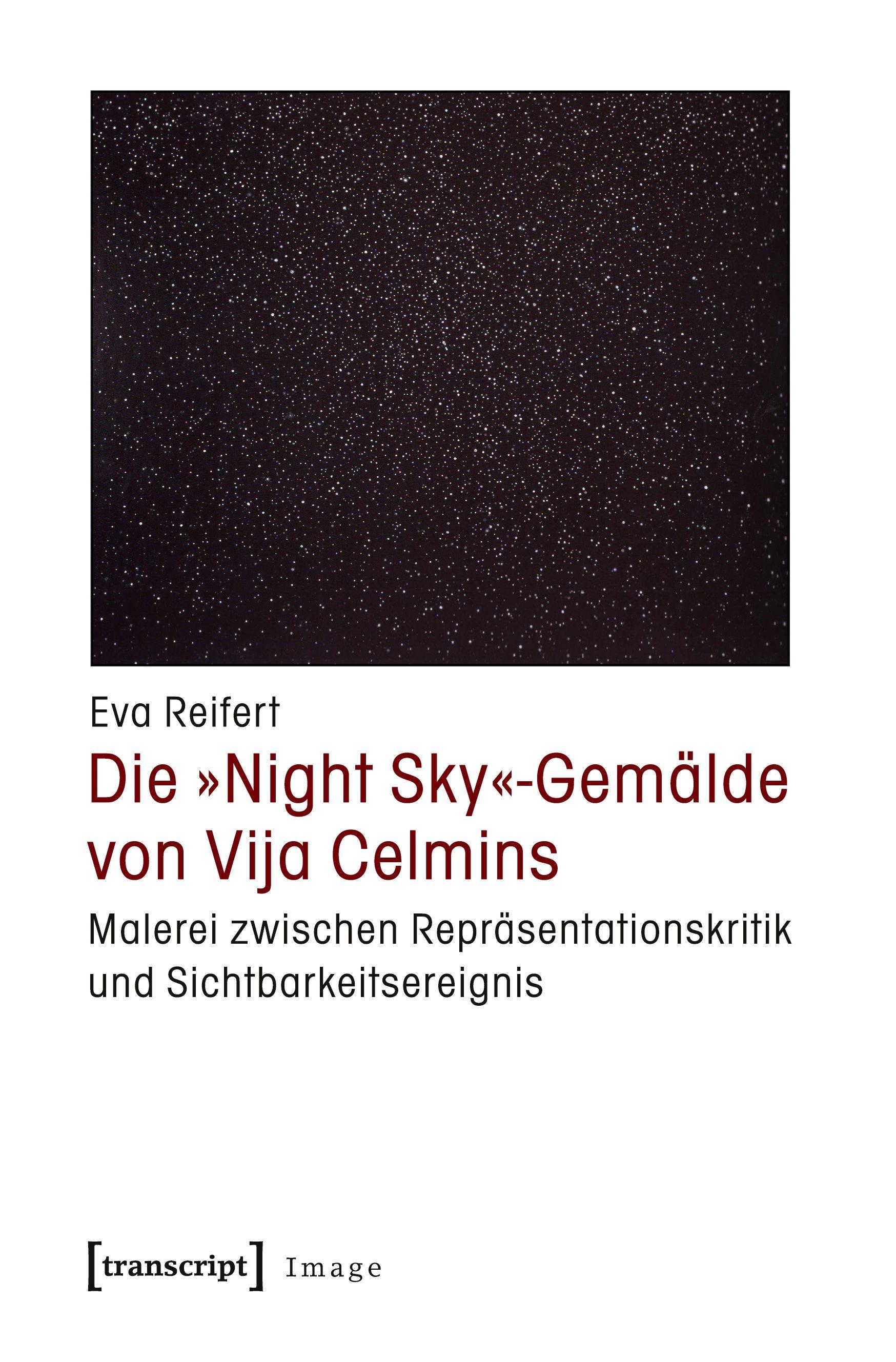Vorderes Coverbild Die 'Night Sky'-Gemälde von Vija Celmins