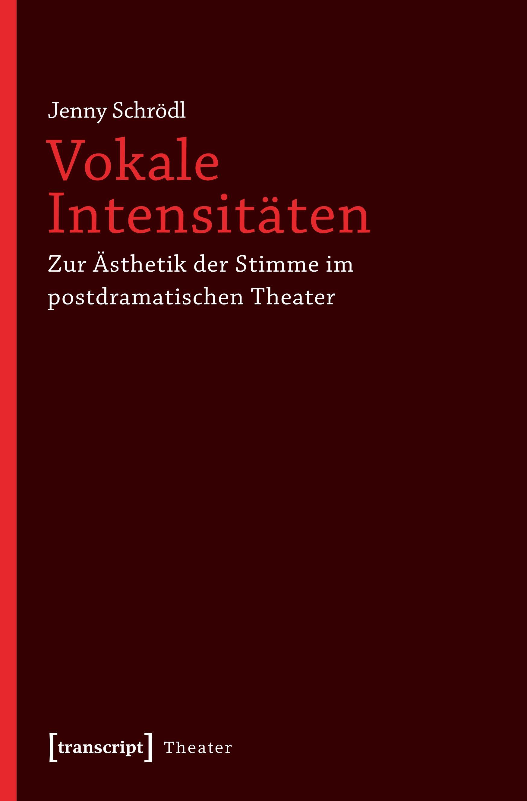 Vorderes Coverbild Vokale Intensitäten