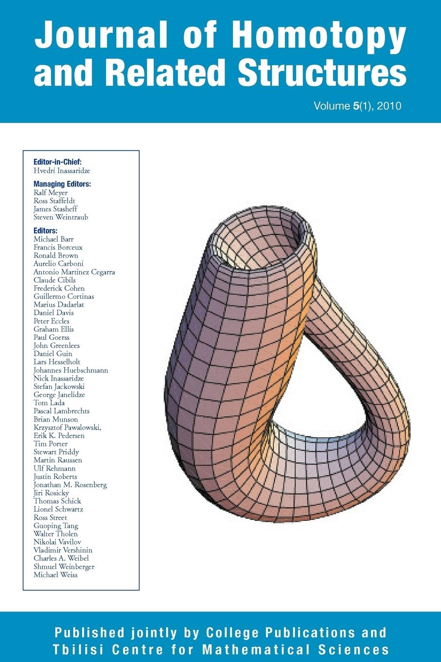 Vorderes Coverbild Journal of Homotopy and Related Structures 5(1)