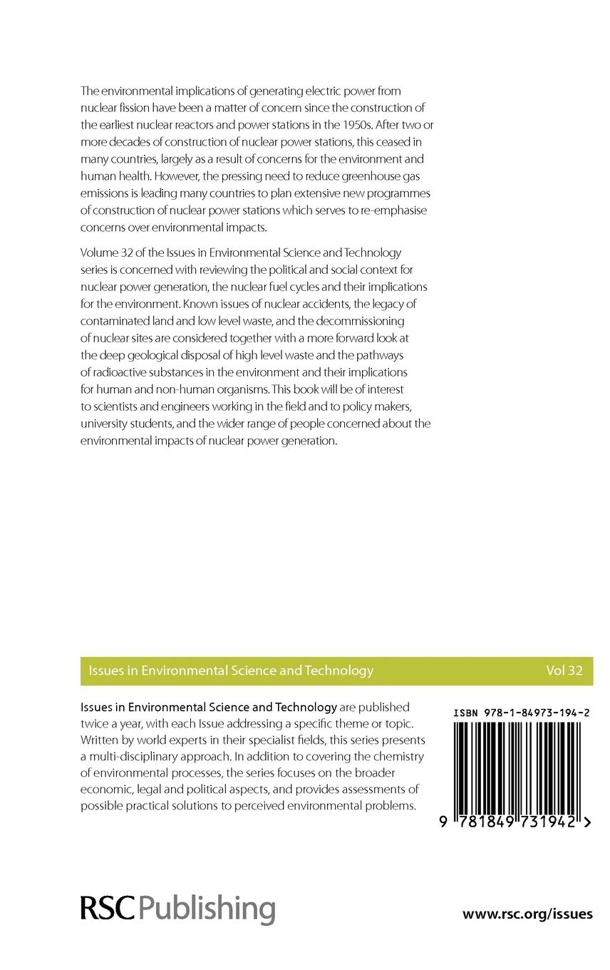 Rückseitencover Nuclear Power and the Environment