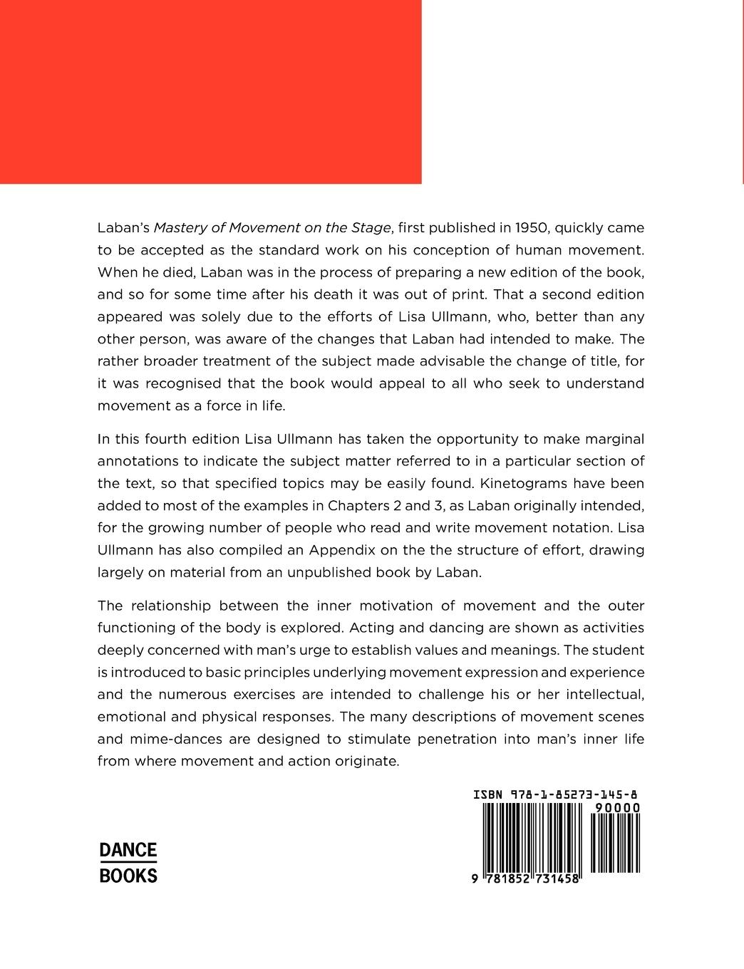 Rückseitencover The Mastery of Movement