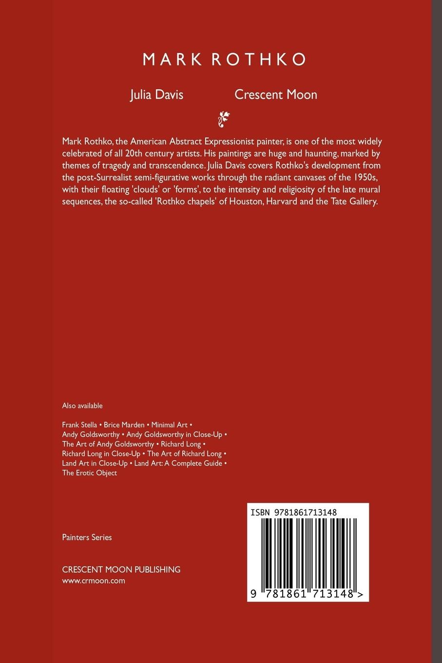 Rückseitencover Mark Rothko