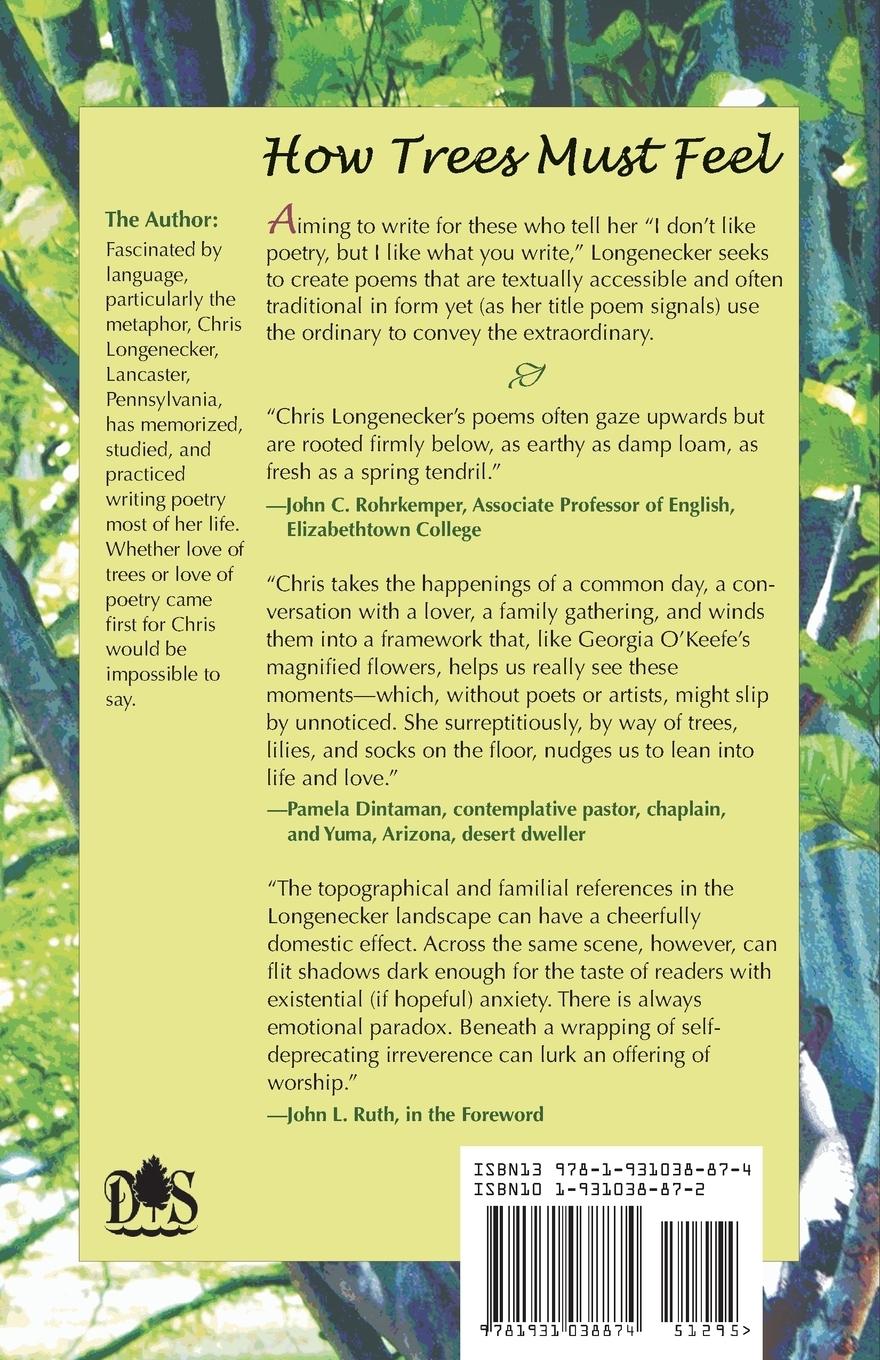 Rückseitencover How Trees Must Feel: A Poetry Collection