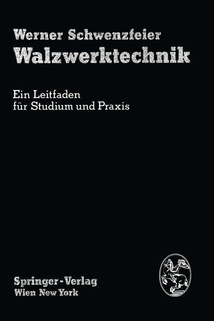 Vorderes Coverbild Walzwerktechnik