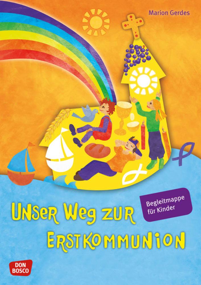 Vorderes Coverbild Unser Weg zur Erstkommunion, Begleitmappe für Kinder