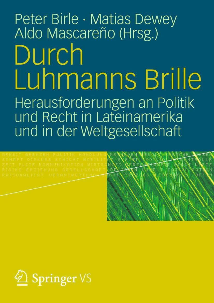 Vorderes Coverbild Durch Luhmanns Brille