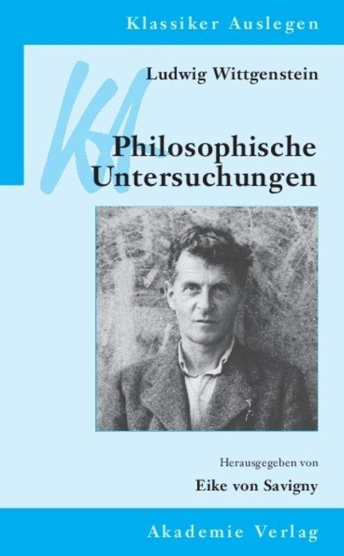 Vorderes Coverbild Ludwig Wittgenstein: Philosophische Untersuchungen