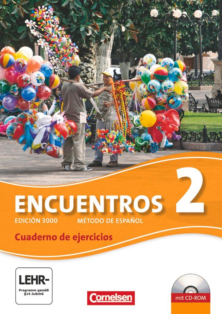 Vorderes Coverbild Encuentros 02. Cuaderno de ejercicios mit CD-Extra