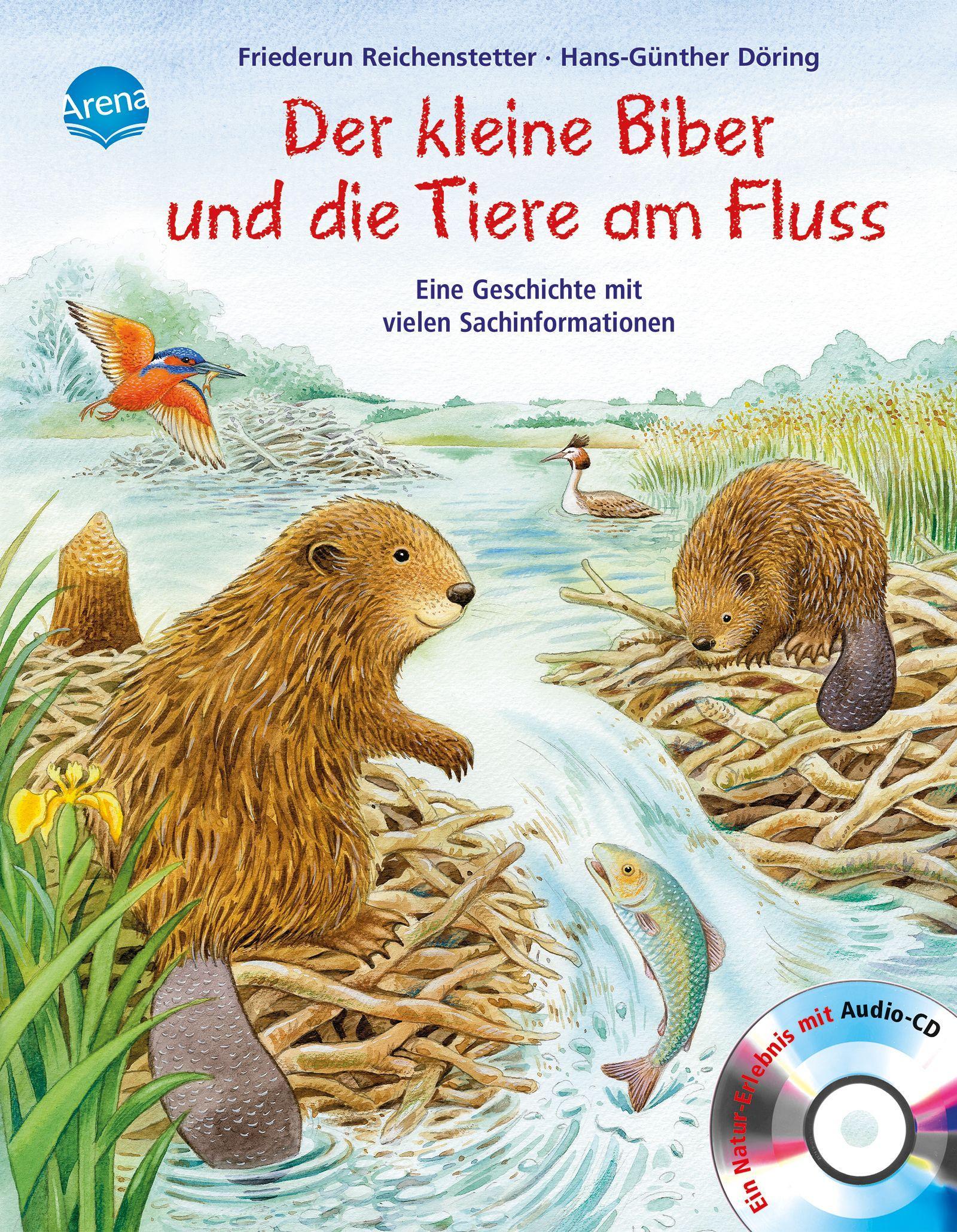 Vorderes Coverbild Der kleine Biber und die Tiere am Fluss