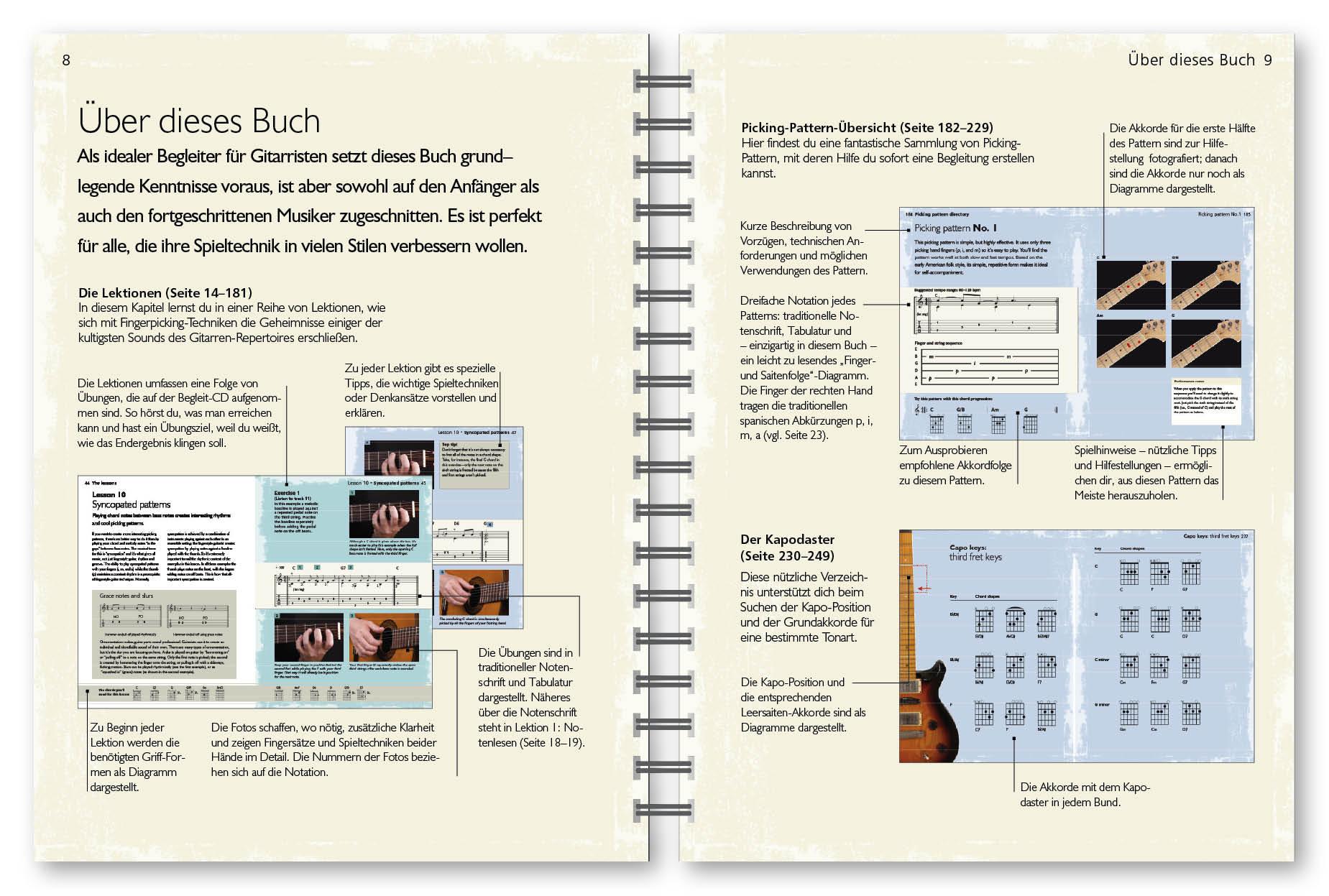 Beispielinhalt (Bild) Fingerpicking - Der Komplettkurs