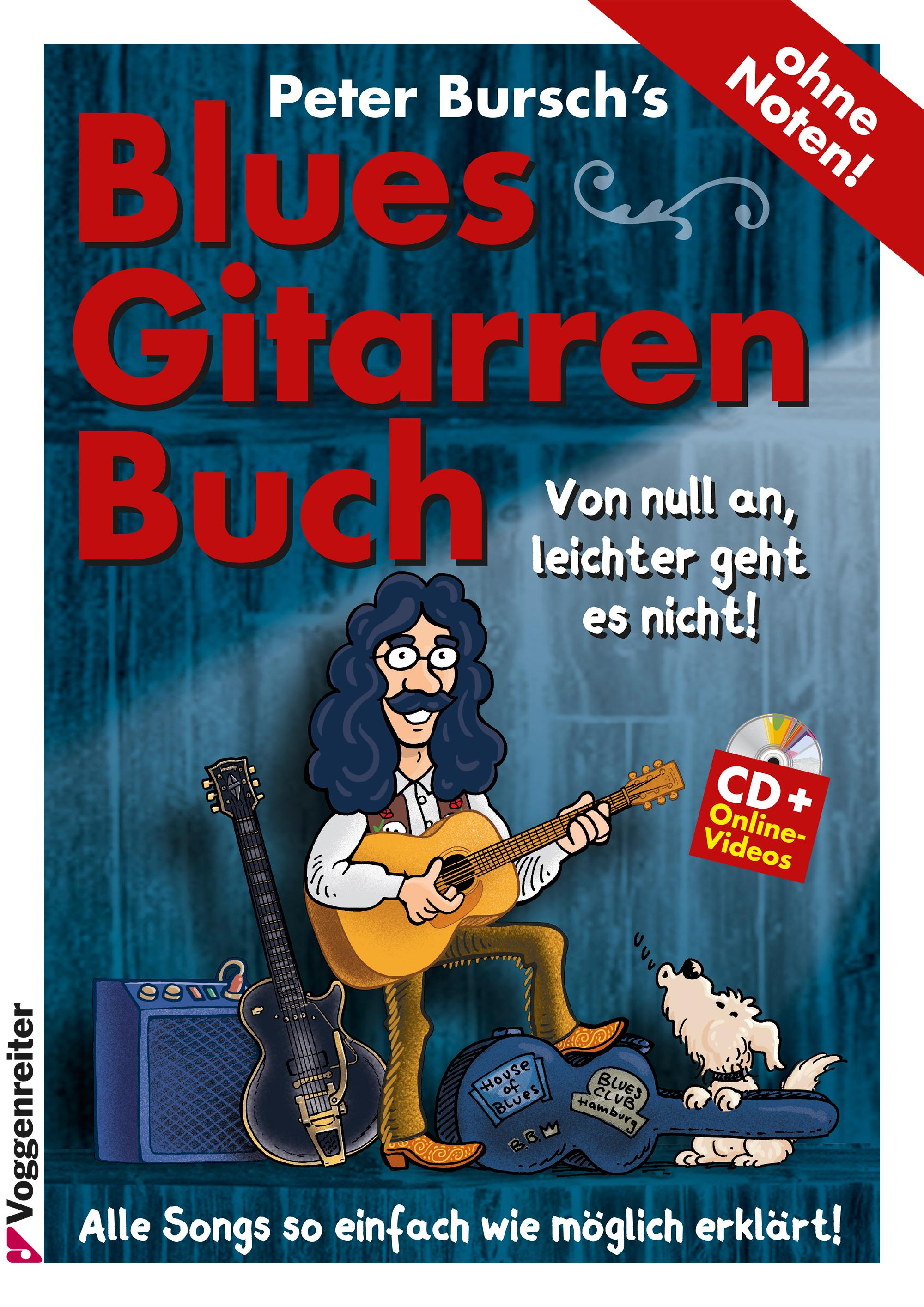 Vorderes Coverbild PB's Bluesgitarrenbuch (CD+DVD)
