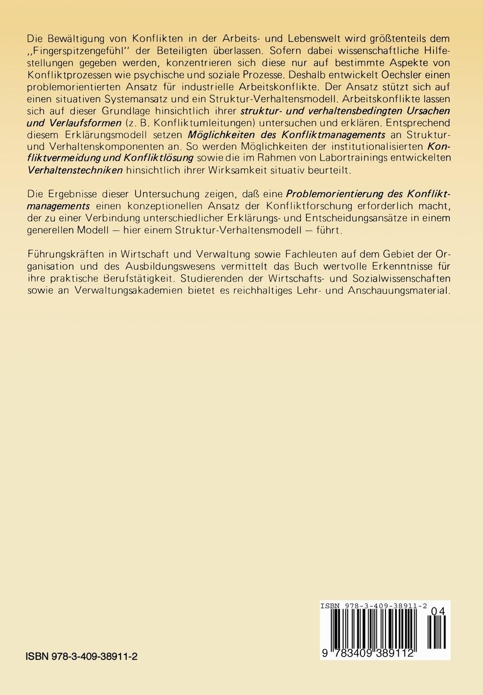 Rückseitencover Konfliktmanagement