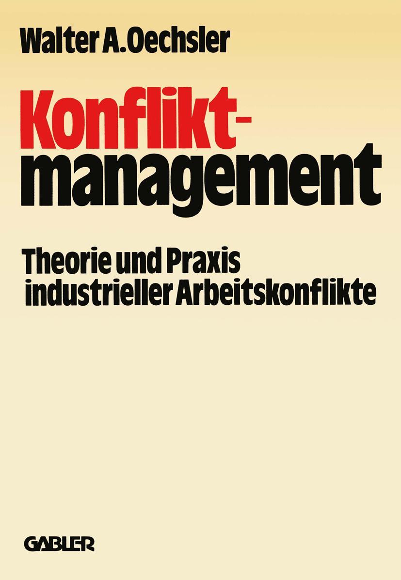 Vorderes Coverbild Konfliktmanagement