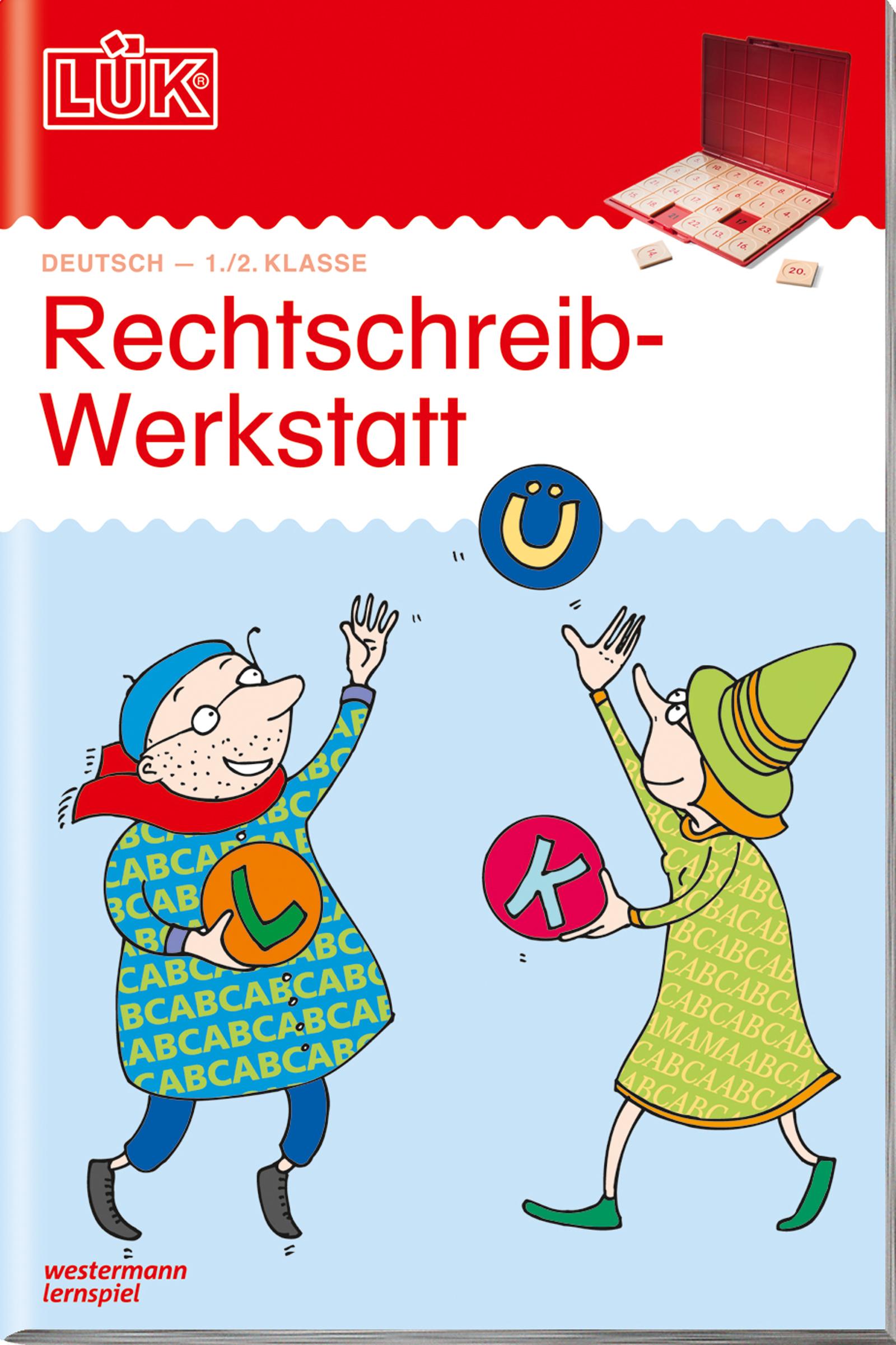 Vorderes Coverbild LÜK Rechtschreibwerkstatt 1. / 2. Klasse