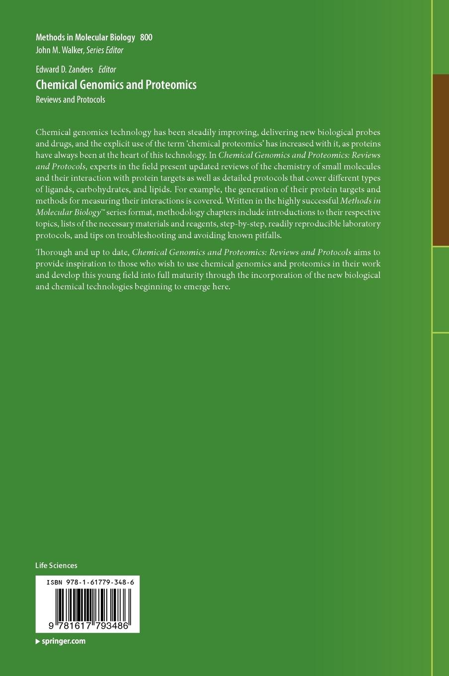 Rückseitencover Chemical Genomics and Proteomics