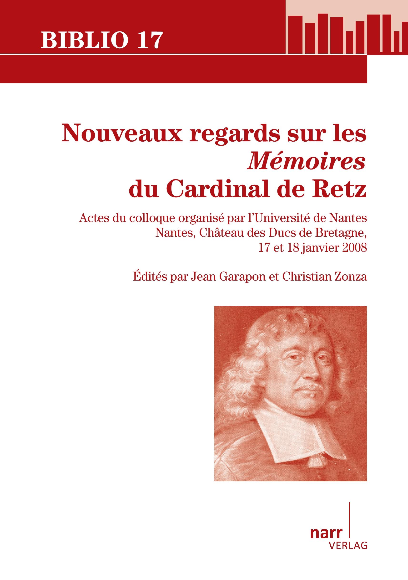 Vorderes Coverbild Nouveaux Regards sur les Memoires du Cardinal de Retz