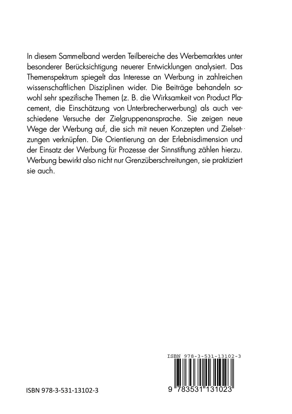 Rückseitencover Die umworbene Gesellschaft
