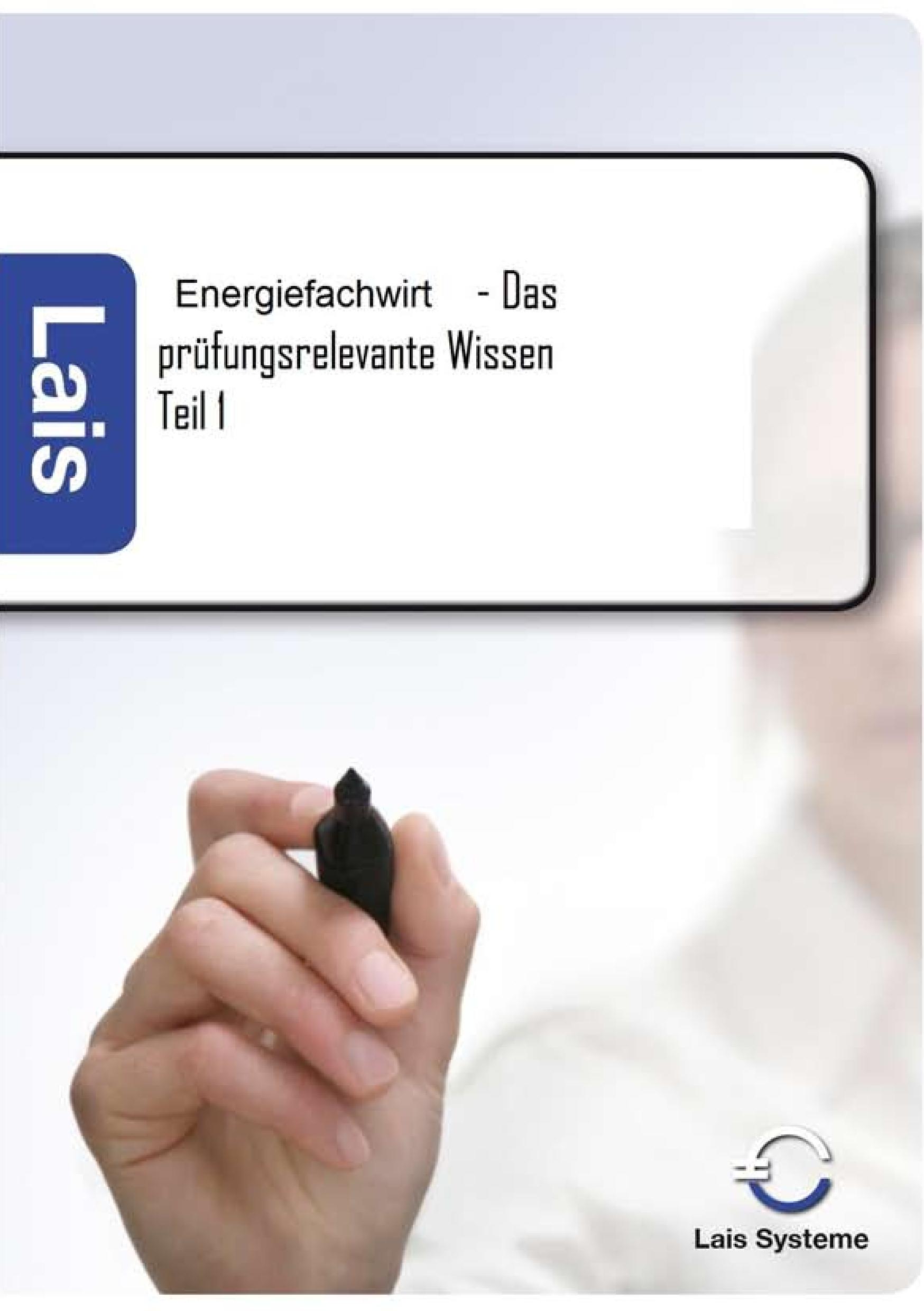 Vorderes Coverbild Energiefachwirt - Das prüfungsrelevante Wissen