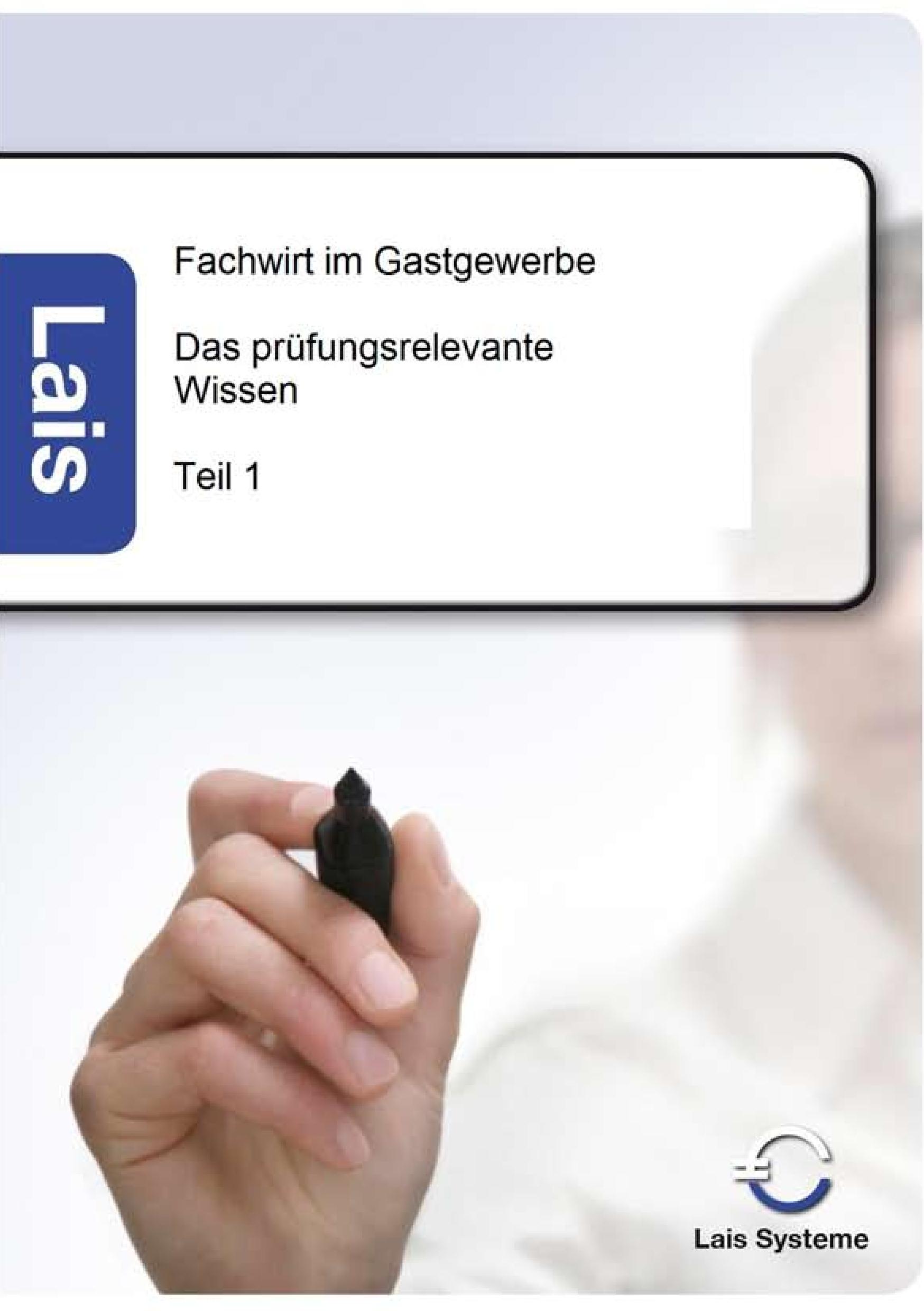 Vorderes Coverbild Fachwirt im Gastgewerbe - Das prüfungsrelevante Wissen